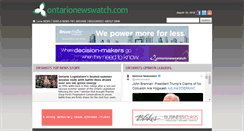Desktop Screenshot of ontarionewswatch.com